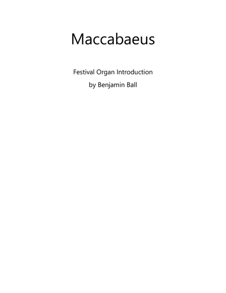 Maccabaeus (hymn introduction)
