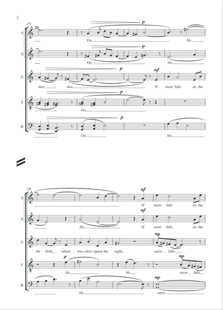 Mother's Song SSAATTBB scores gallery preview page 5