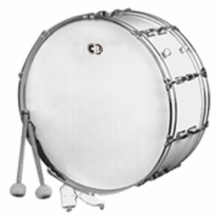 Book cover for CB700 14x24 Bass Drum - White