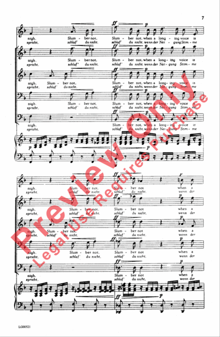 Ständchen Men's Choir scores gallery preview page 7