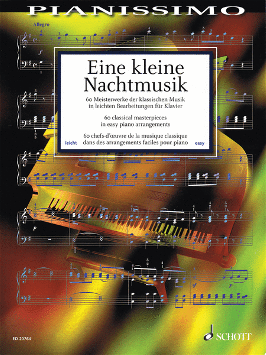 Eine kleine Nachtmusik – 60 Classical Masterpieces in Easy Piano Arrangements Easy Piano scores gallery preview page 1
