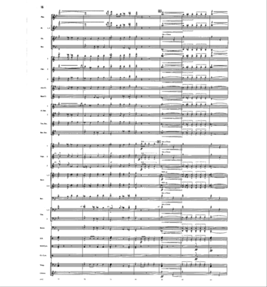 The Chimes of Liberty Concert Band scores gallery preview page 14