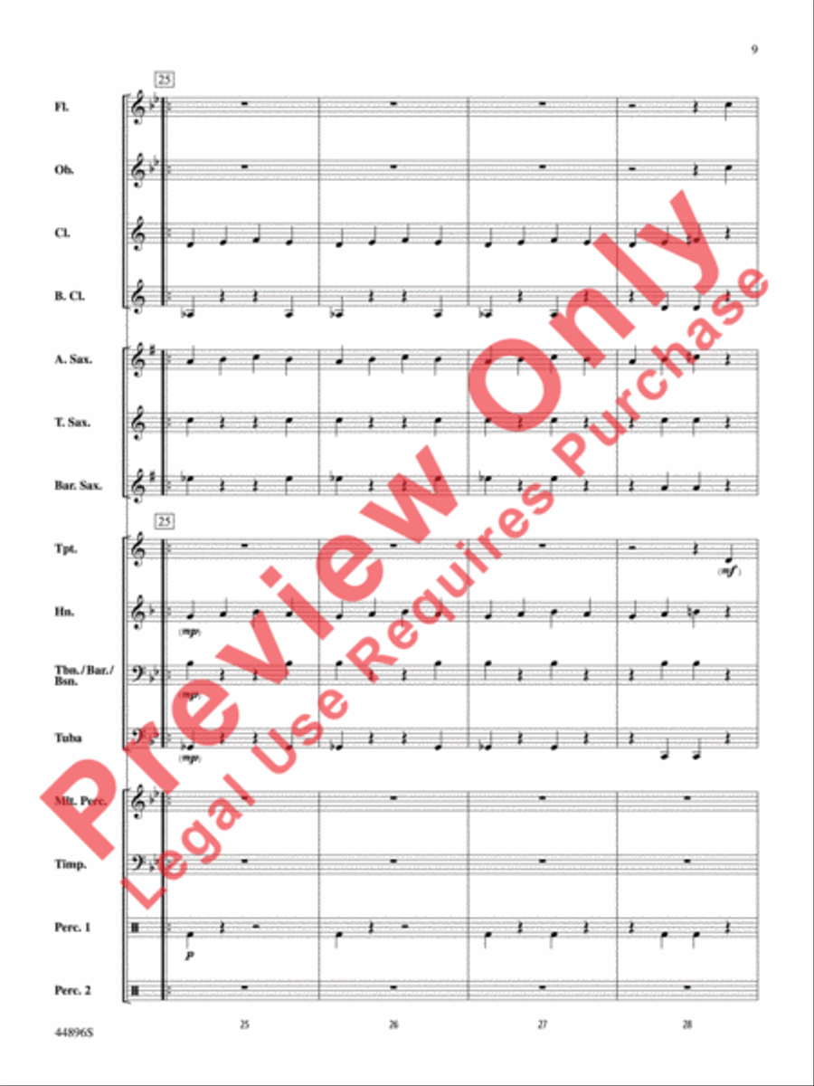 Promenade Promenade Concert Band scores gallery preview page 10