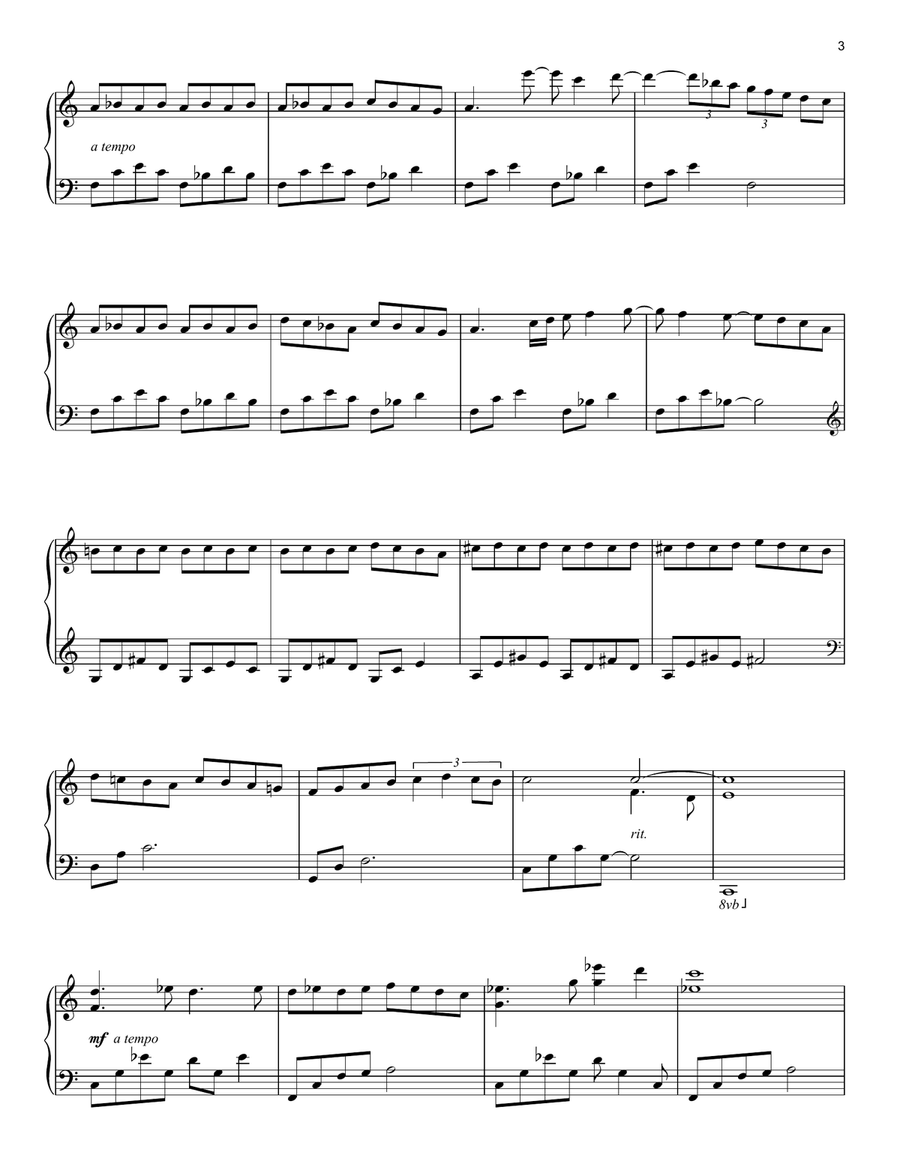 La Fontana Piano Solo scores gallery preview page 3