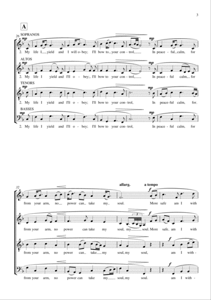 COLUMBA'S FAITH 4-Part scores gallery preview page 5
