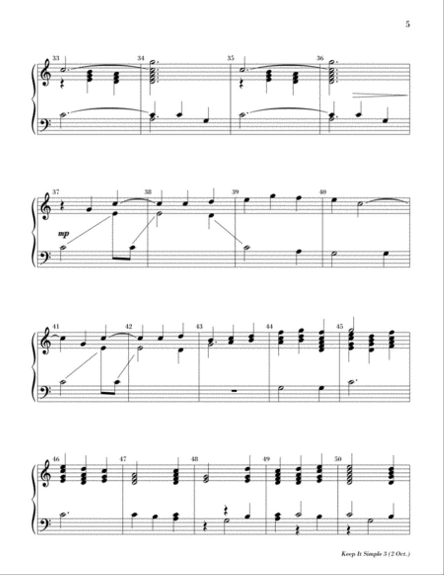 Keep It Simple 3 3-Octaves scores gallery preview page 4