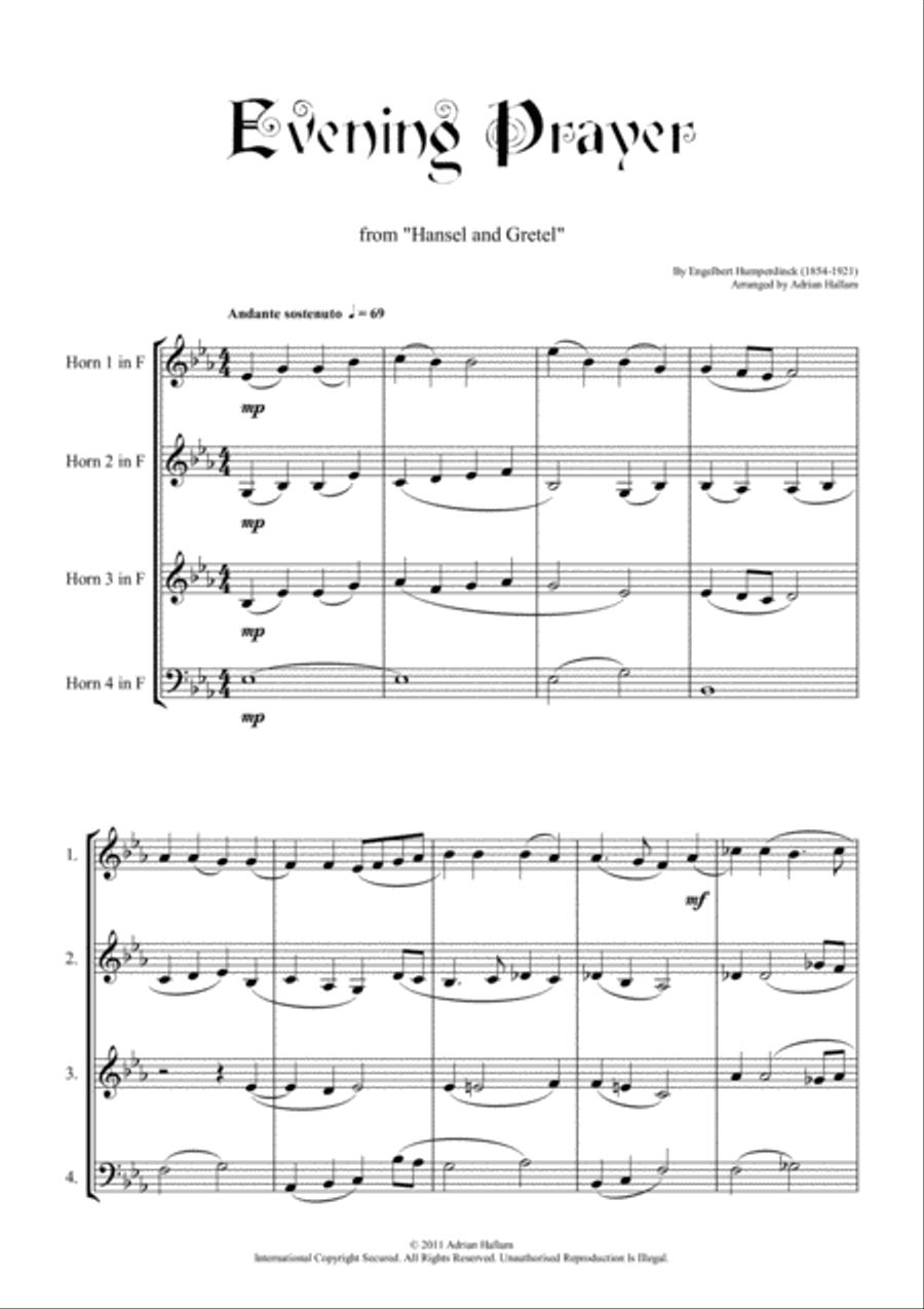 Evening Prayer Brass Ensemble scores gallery preview page 3