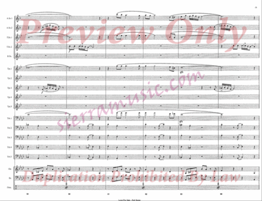 Love For Sale Jazz Ensemble scores gallery preview page 10