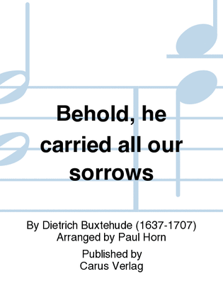 Behold, he carried all our sorrows (Furwahr, er trug unsere Krankheit)