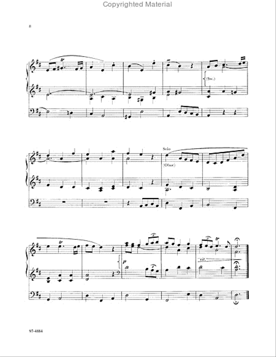 Baroque Composers of the Chapels Royal Trumpet scores gallery preview page 6