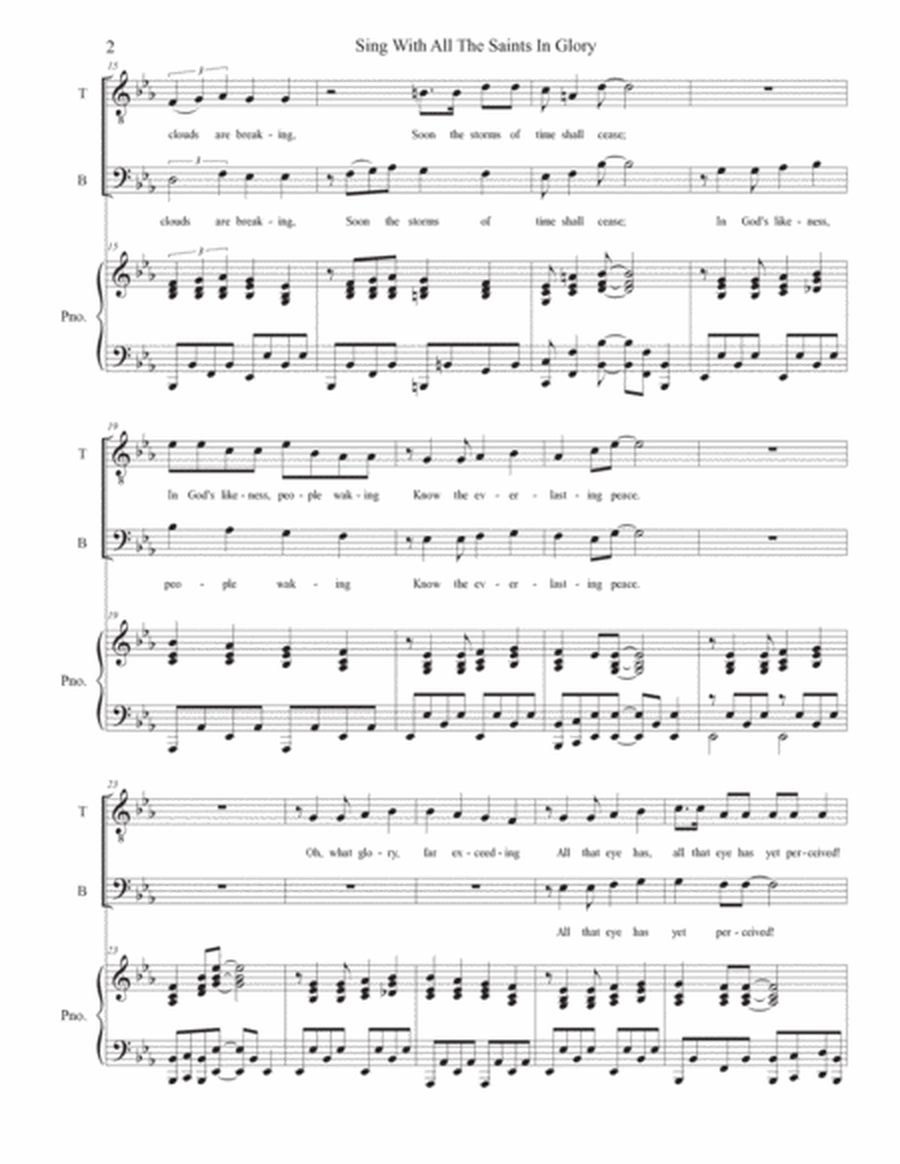 Sing With All The Saints In Glory (Duet for Tenor and Bass solo) image number null