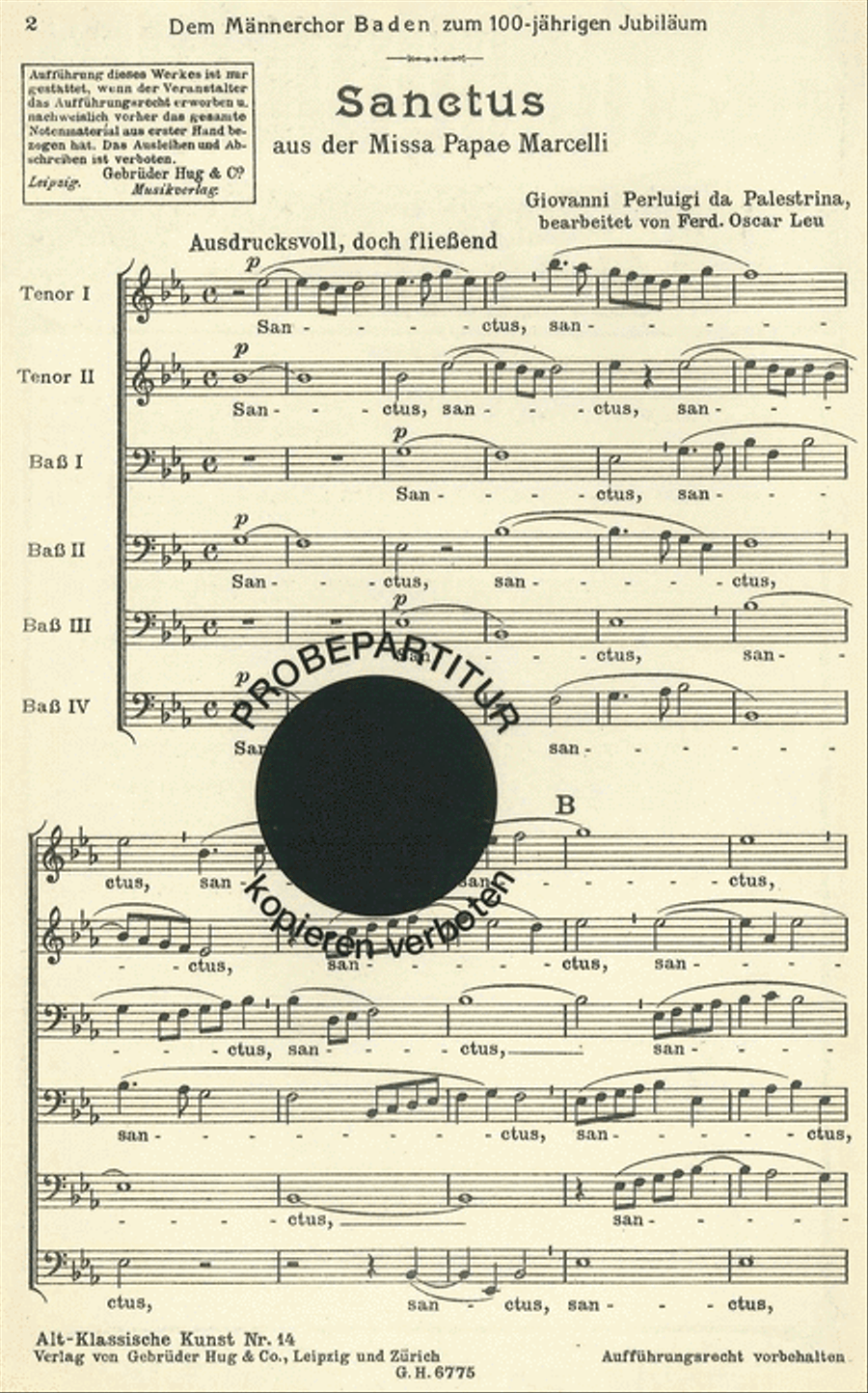 Sanctus Mass scores gallery preview page 1