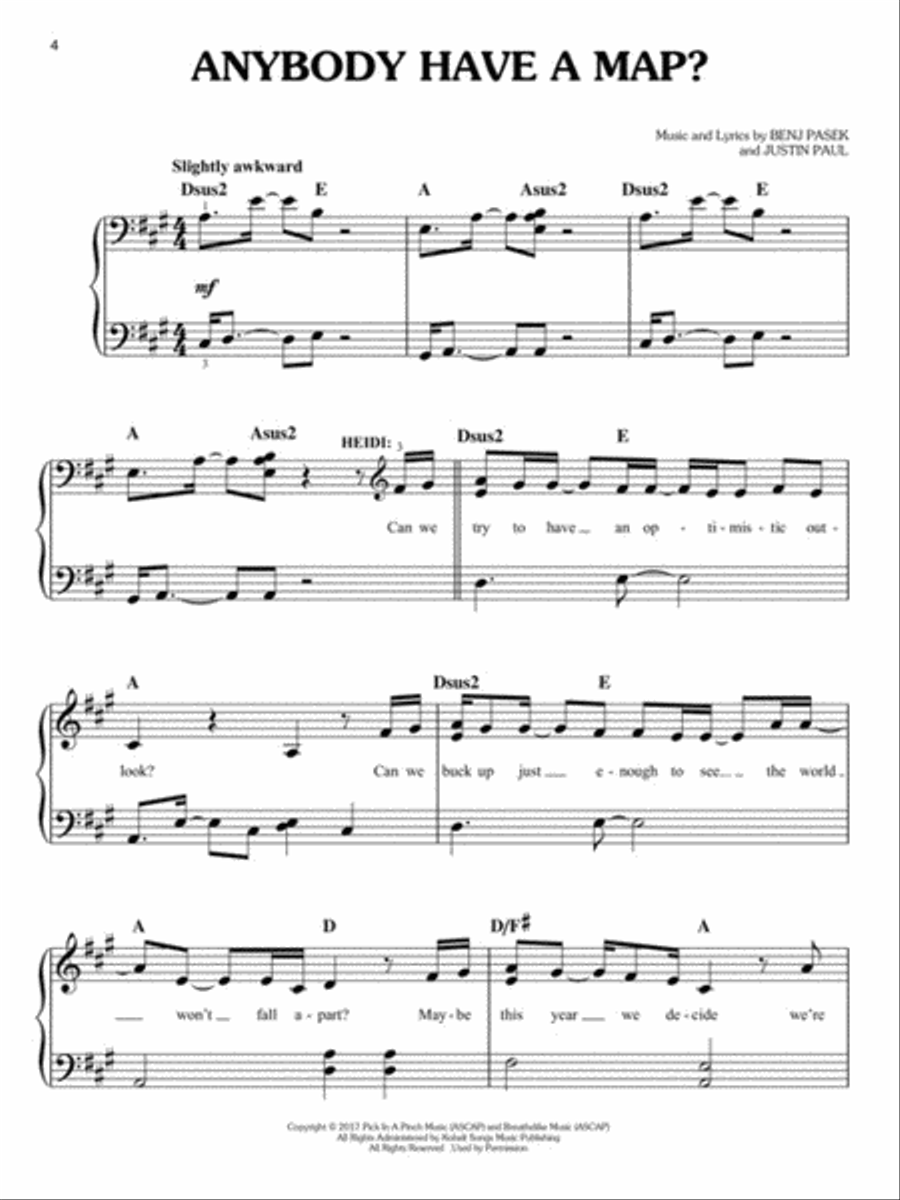 Dear Evan Hansen Voice scores gallery preview page 3