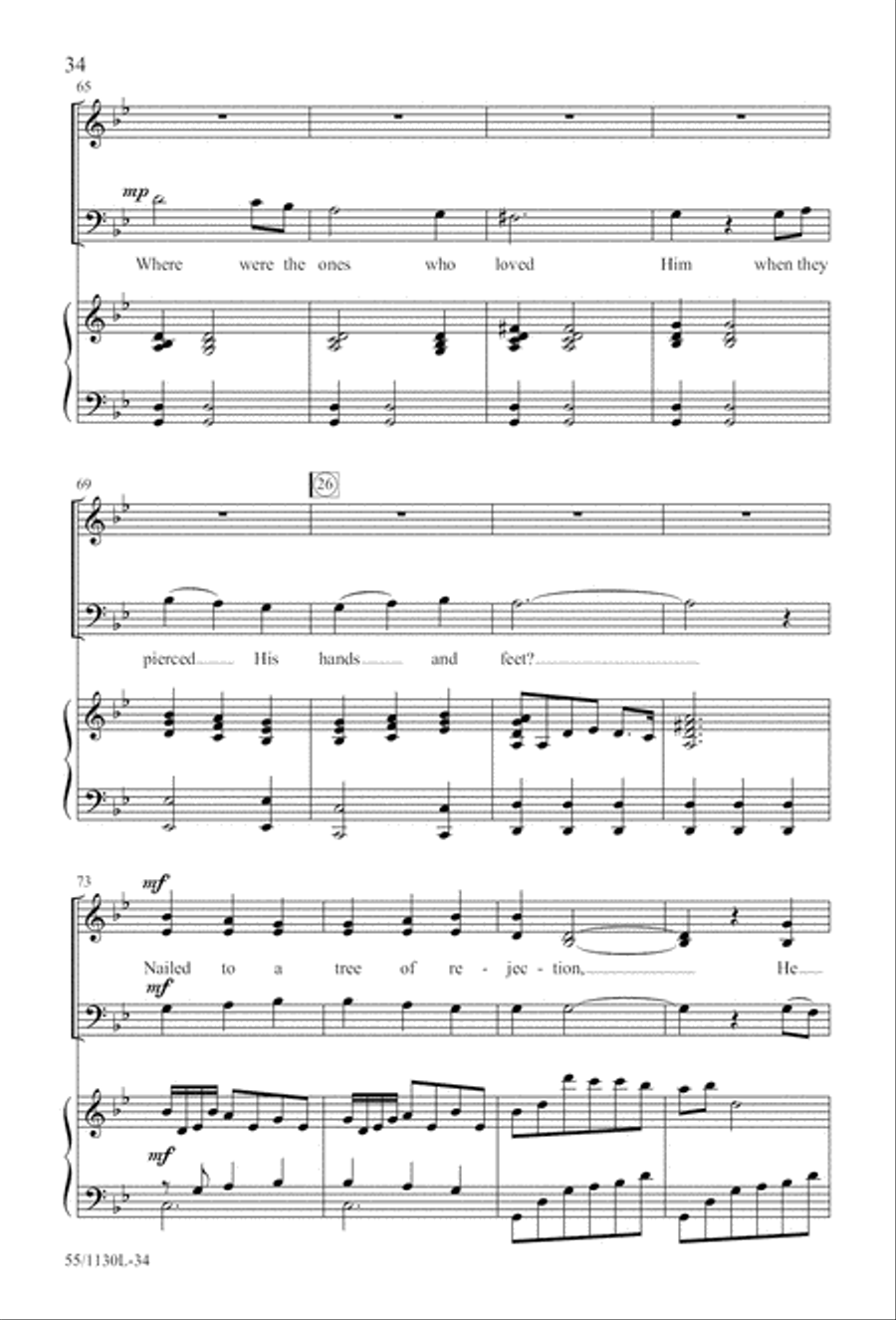 Journey to the Cross 3-Part scores gallery preview page 35