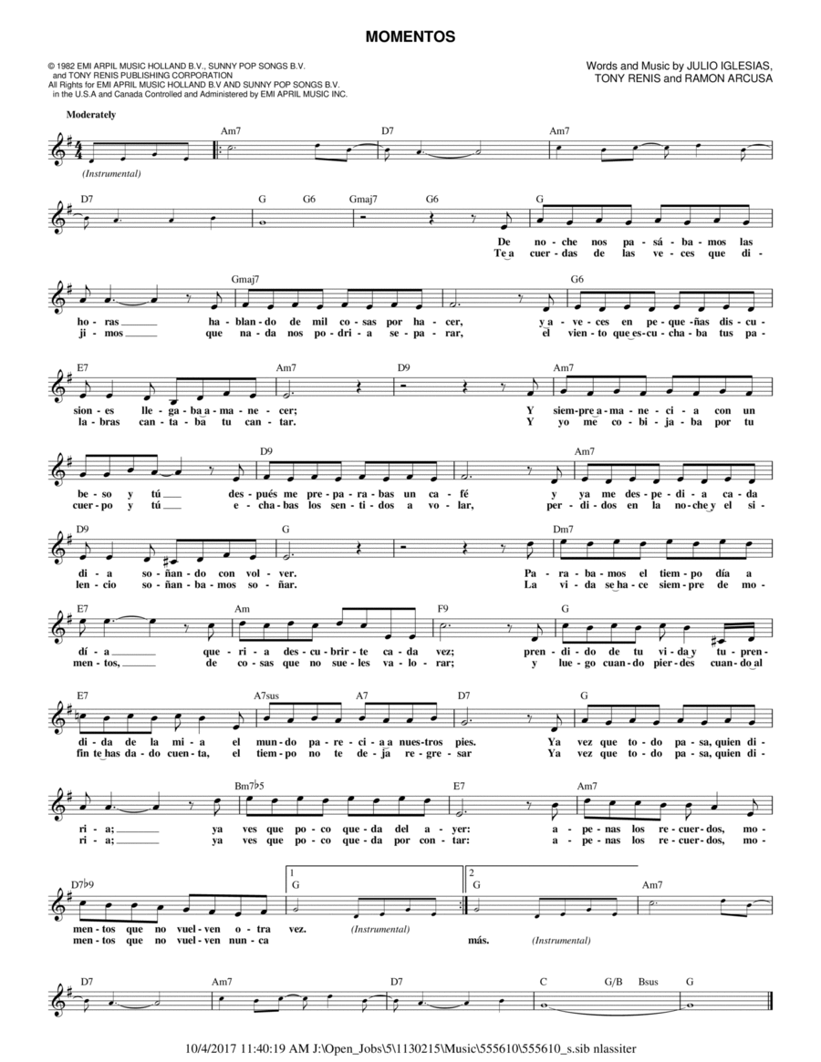 Momentos Piano scores gallery preview page 1