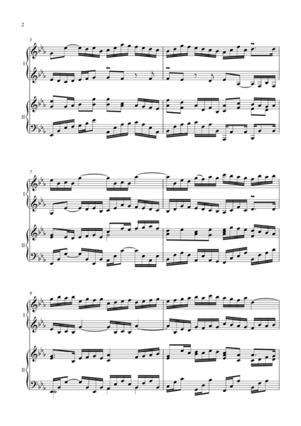 Bach 2 Part Inventions No. 2 for 2 pianos image number null