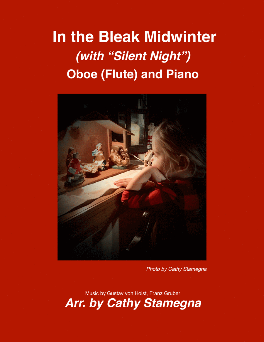 In the Bleak Midwinter (with “Silent Night”) Oboe (Flute) and Piano Flute scores gallery preview page 1