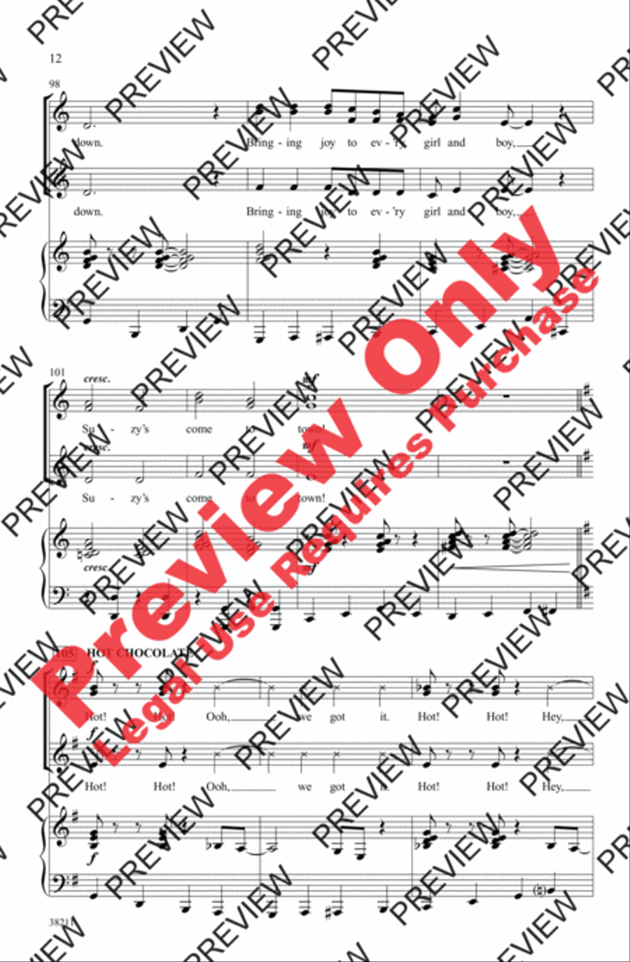 A Winter Blast! A Winter Blast! Women's Choir scores gallery preview page 12