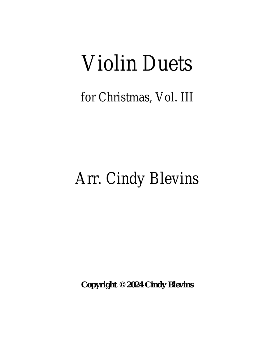Violin Duets for Christmas, Vol. III (12 Arrangements) String Duet scores gallery preview page 6