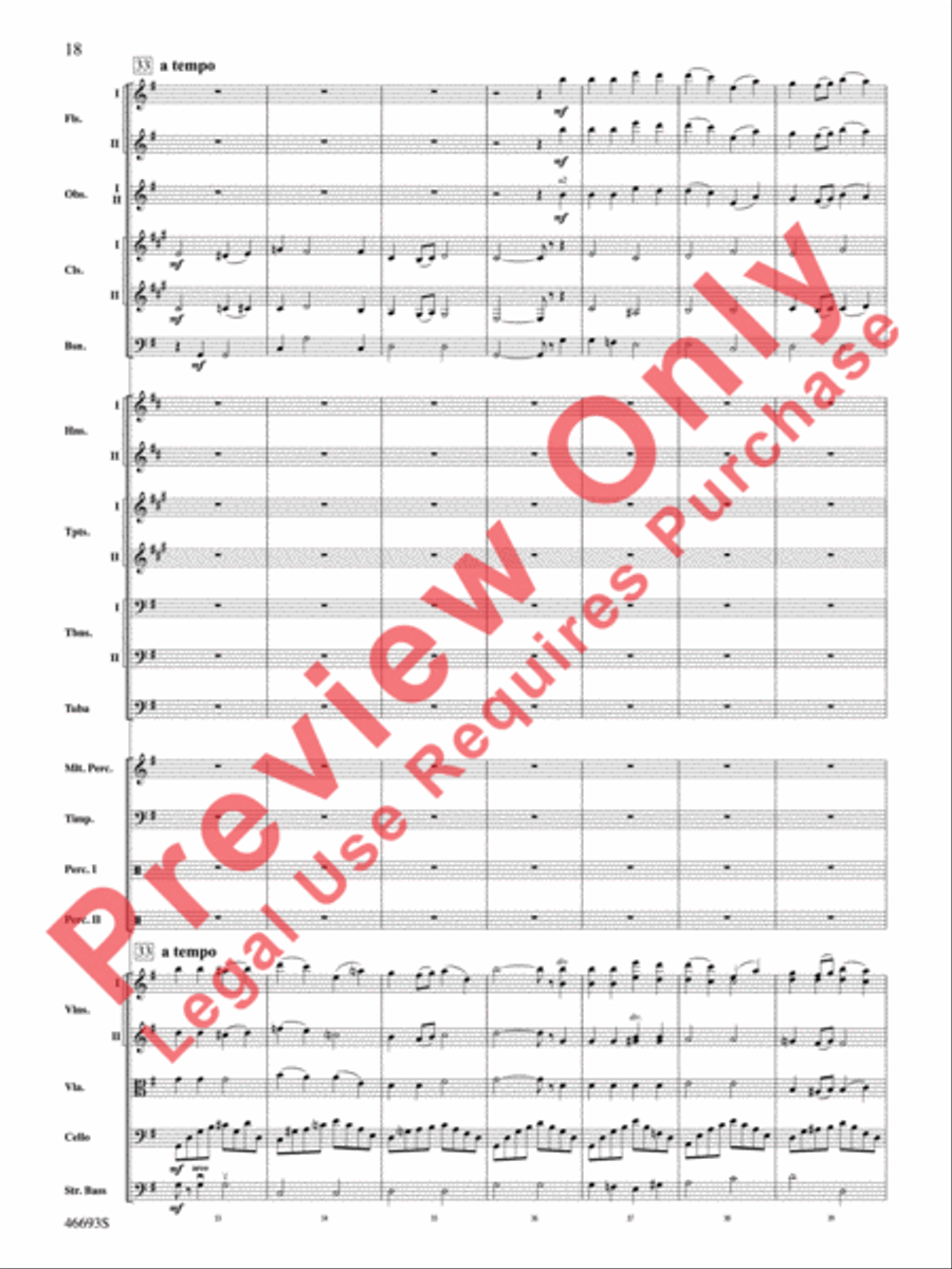 Suite of Carols Full Orchestra scores gallery preview page 19