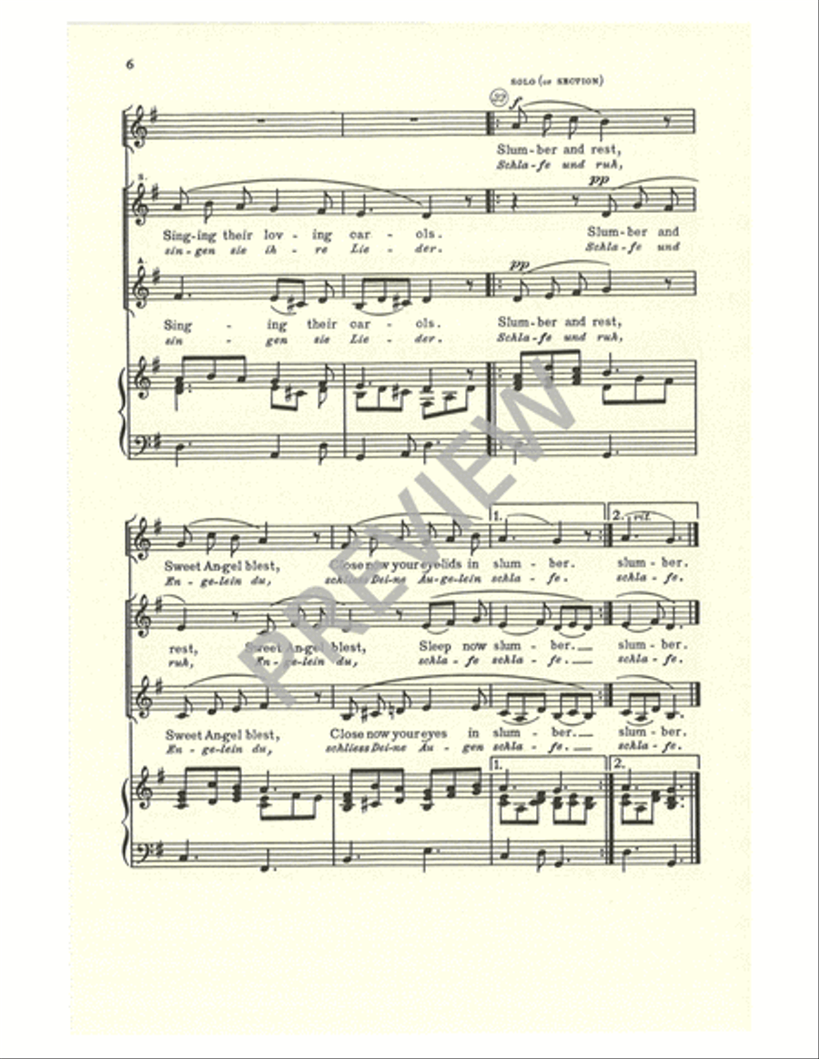 Lullaby for Christmas Night SA scores gallery preview page 7