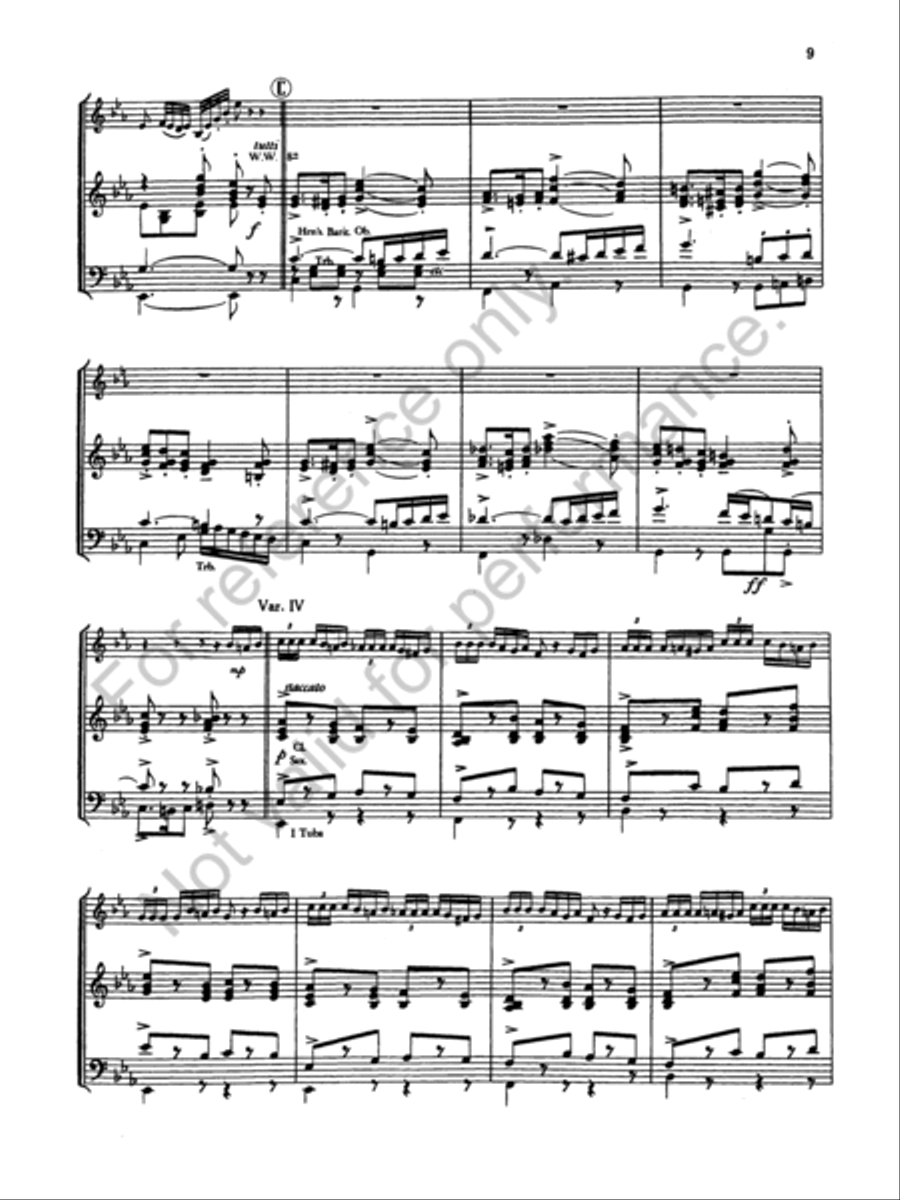 Carnival of Venice Concert Band scores gallery preview page 10