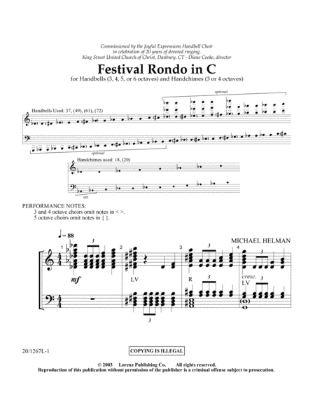 Festival Rondo In C image number null