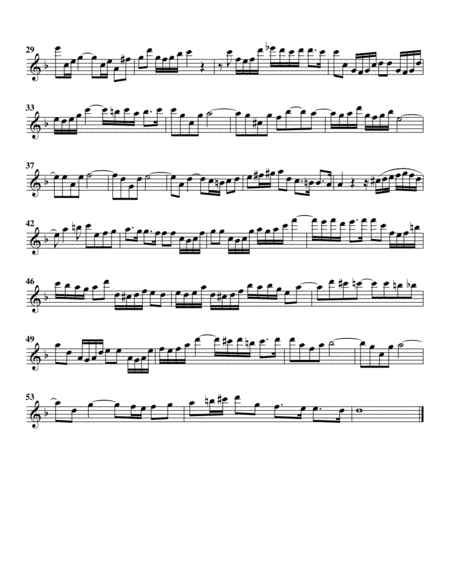 Zudem ist Weisheit und Verstand from cantata BWV 92 (Arrangement for 4 recorders) image number null