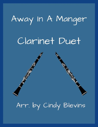 Book cover for Away In A Manger, for Clarinet Duet