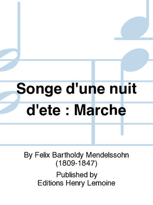 Book cover for Songe d'une nuit d'ete: Marche