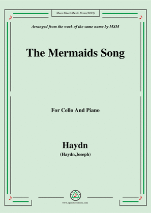 Book cover for Haydn-The Mermaids Song, for Cello and Piano