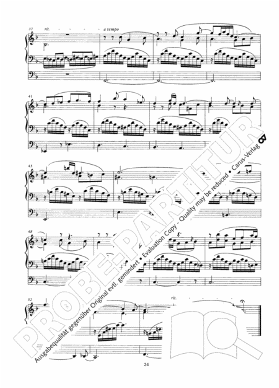 Zwolf Charakterstucke op. 156 Organ Solo scores gallery preview page 25