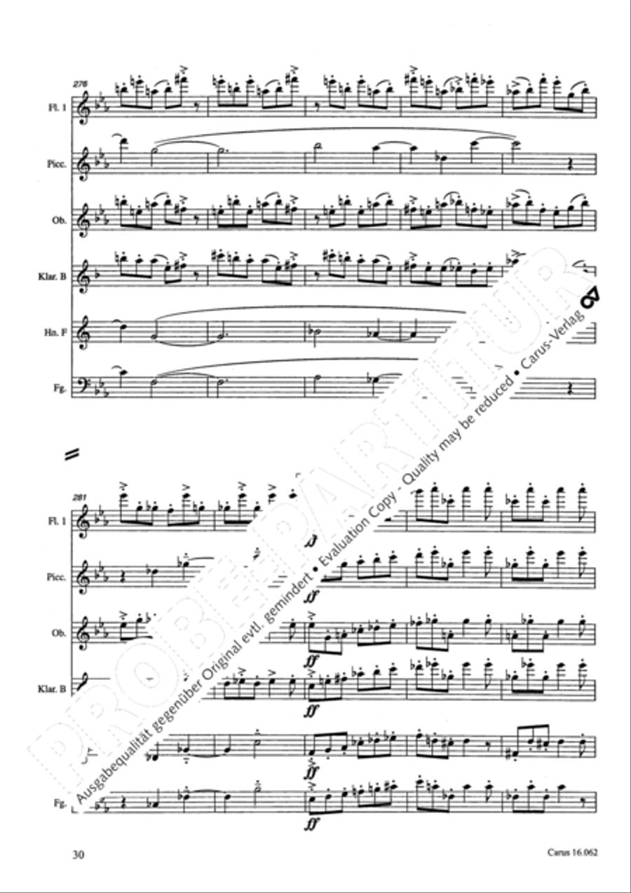 Musik fur sechs Blaser Musik fur sechs Blaser Bassoon scores gallery preview page 33