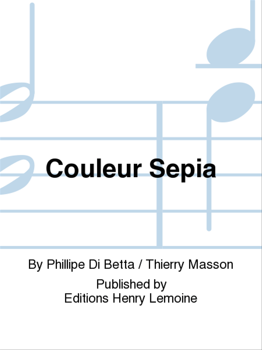 Couleur Sepia Collection / Songbook scores gallery preview page 1