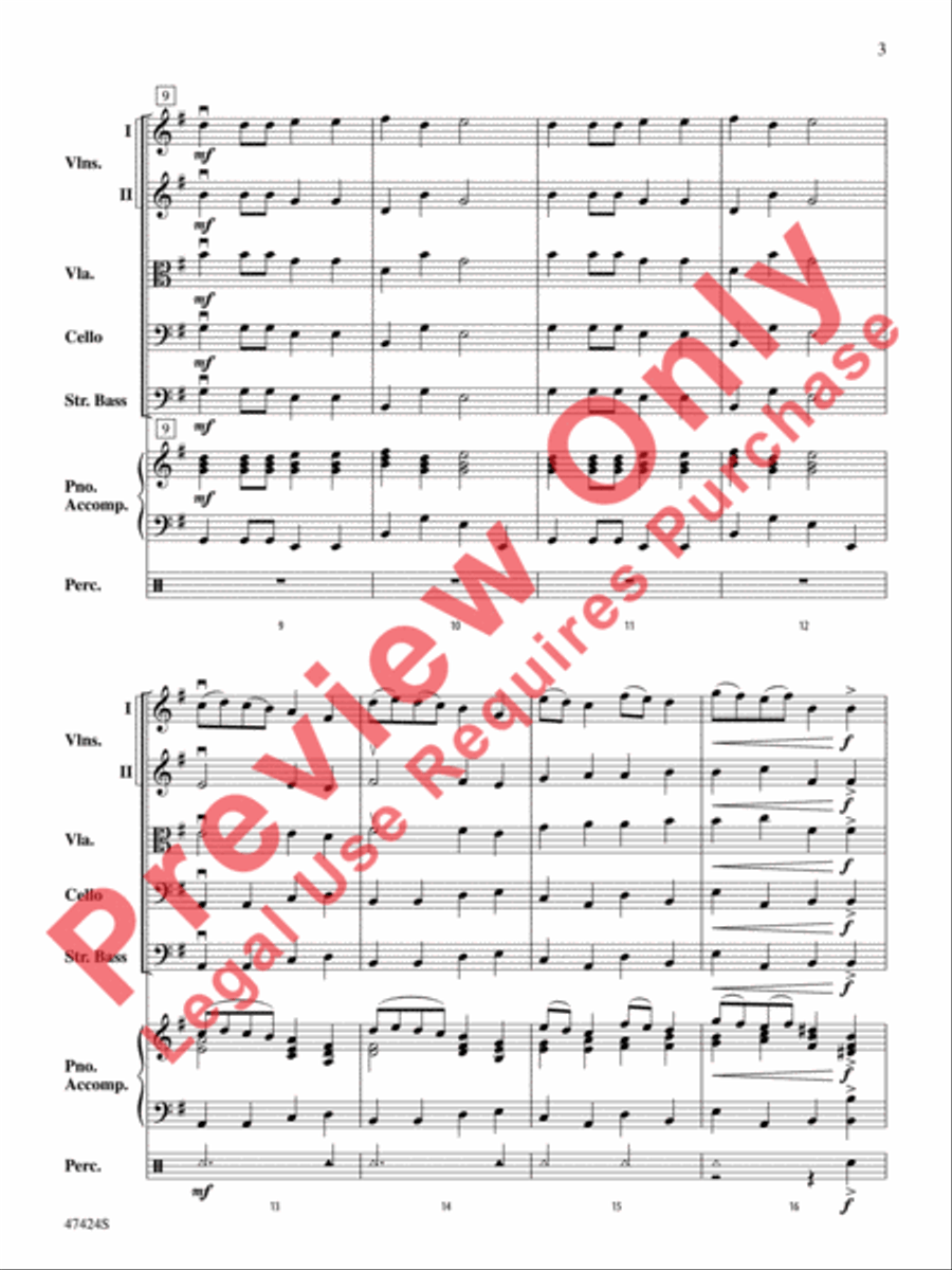 March from The Nutcracker String Orchestra scores gallery preview page 4