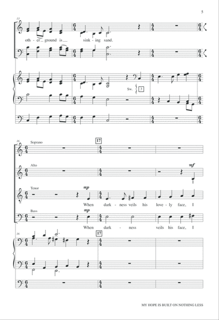 My Hope is Built on Nothing Less 4-Part scores gallery preview page 26