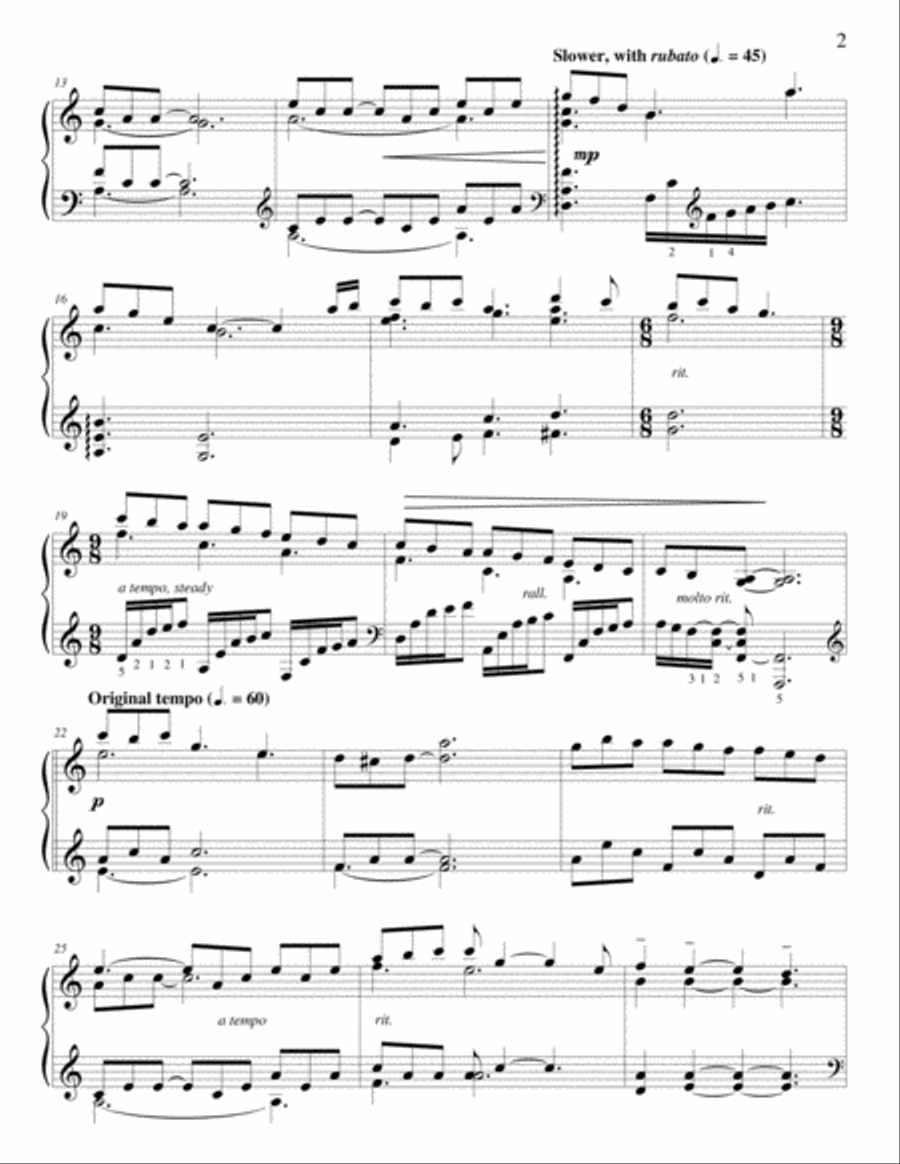 Beautiful Dreamer Piano Solo scores gallery preview page 4