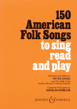 Book cover for 150 American Folk Songs