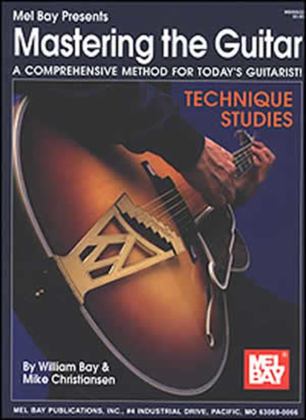 Book cover for Mastering the Guitar - Technique Studies