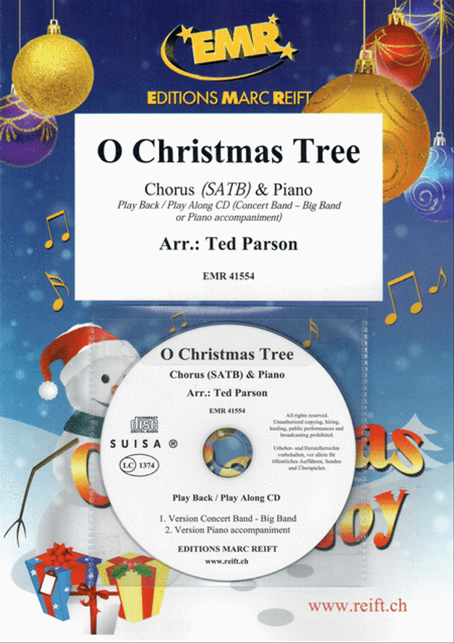 O Christmas Tree 4-Part scores gallery preview page 1