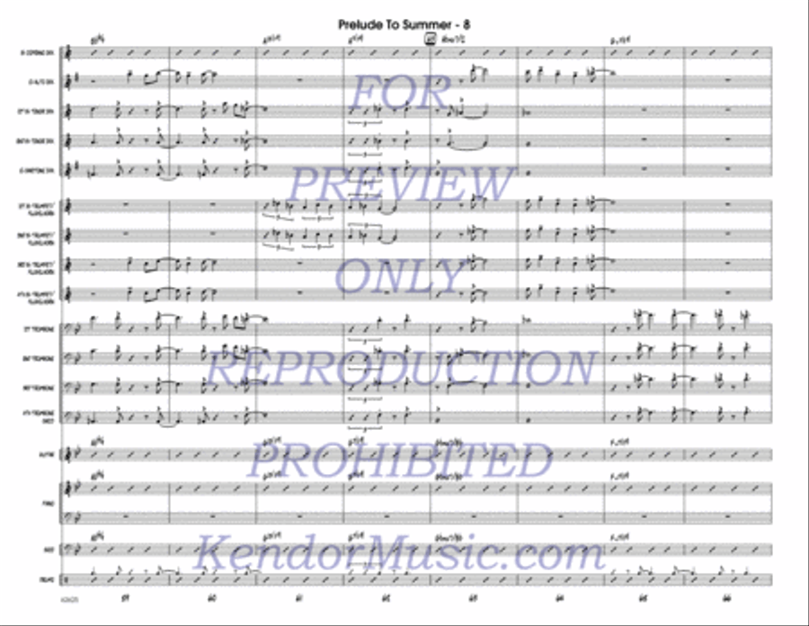 Prelude To Summer Choir scores gallery preview page 9