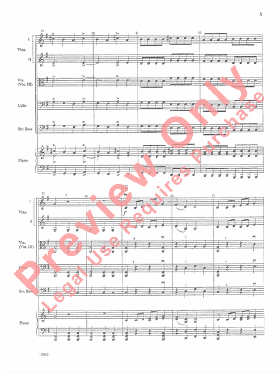 Star Dancer String Orchestra scores gallery preview page 6