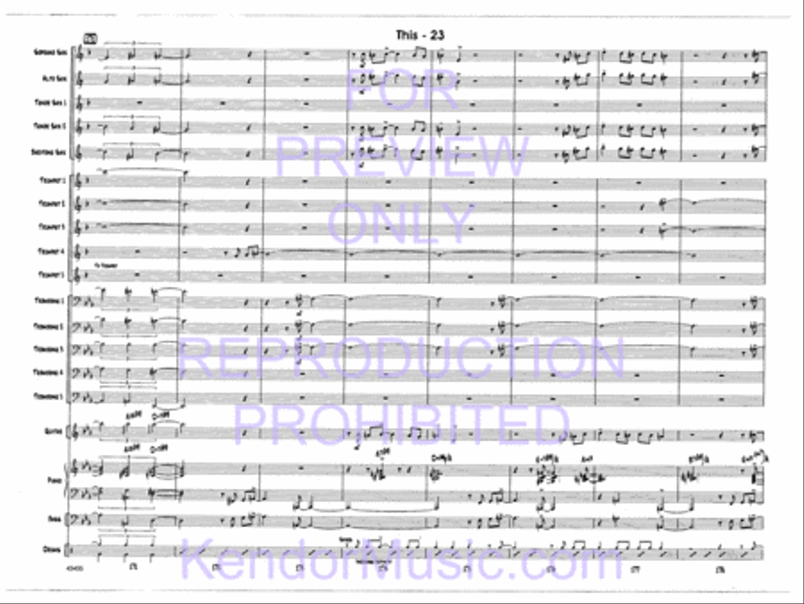 This Jazz Ensemble scores gallery preview page 25