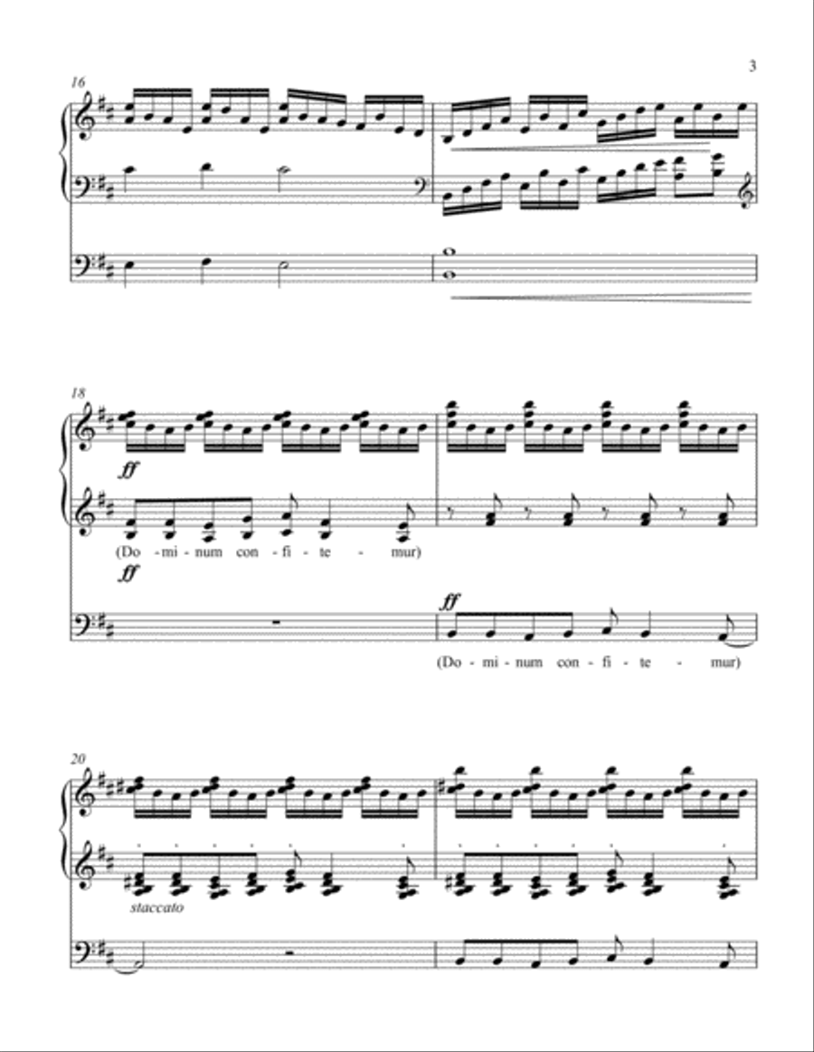 Te Deum Organ Solo scores gallery preview page 3