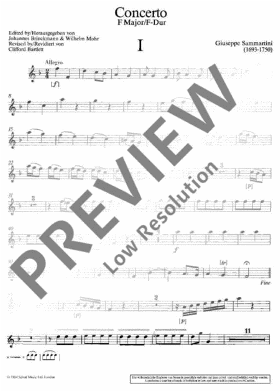 Concerto F Major Violin scores gallery preview page 3