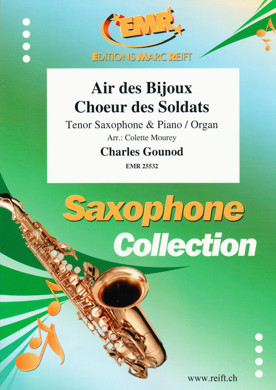 Air des Bijoux / Choeur des Soldats Tenor Saxophone scores gallery preview page 1