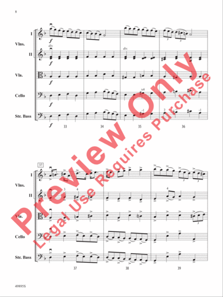 Intermezzo String Orchestra scores gallery preview page 9
