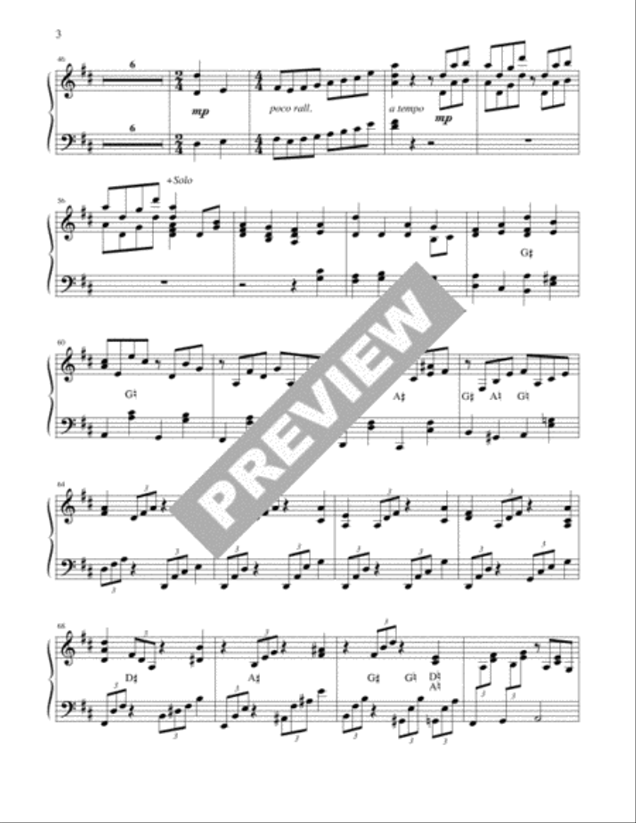Weihnachten - Harp edition Flute scores gallery preview page 3