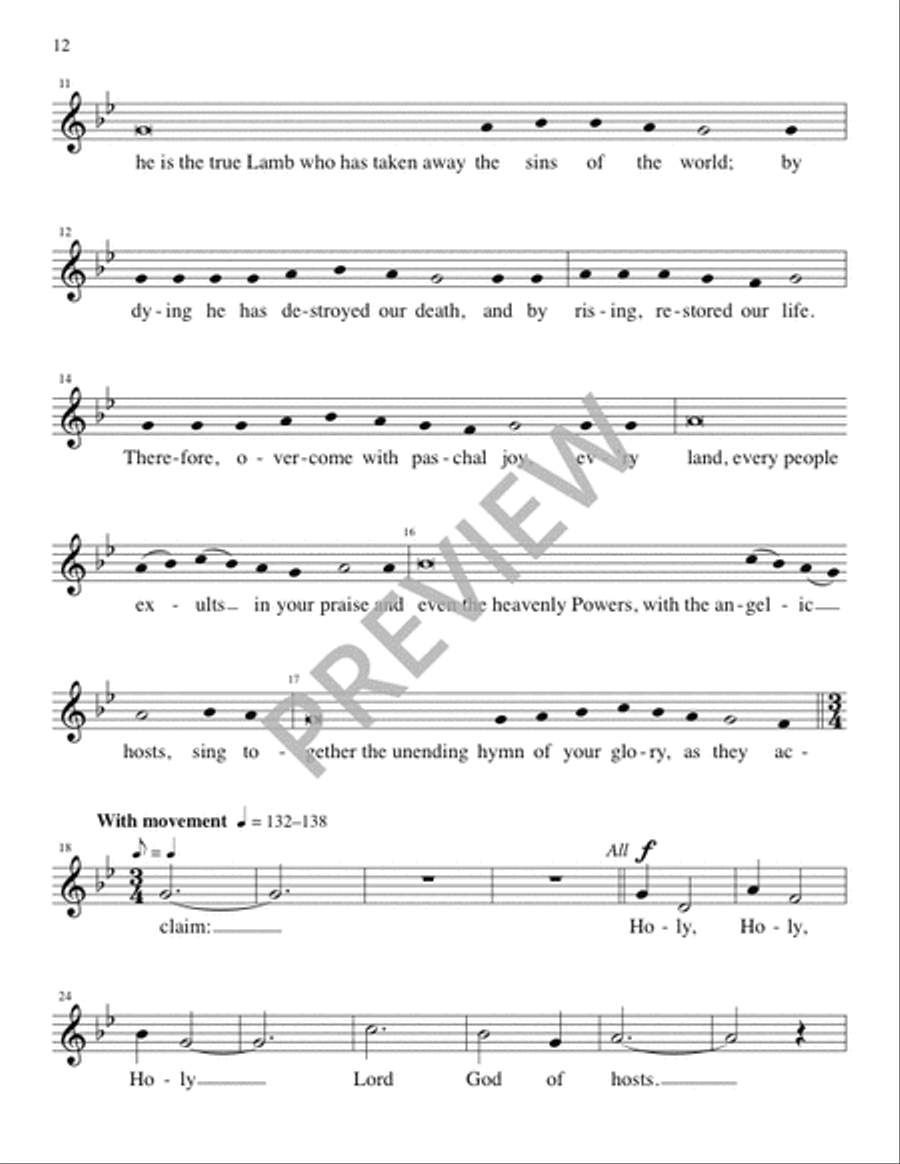 Eucharistic Prayer III with Additional Prefaces for 