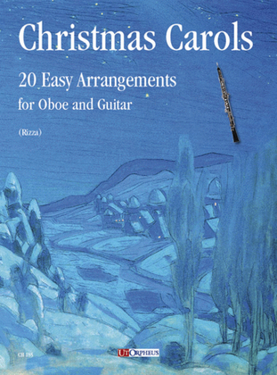 Book cover for Christmas Carols. 20 Easy Arrangements for Oboe and Guitar